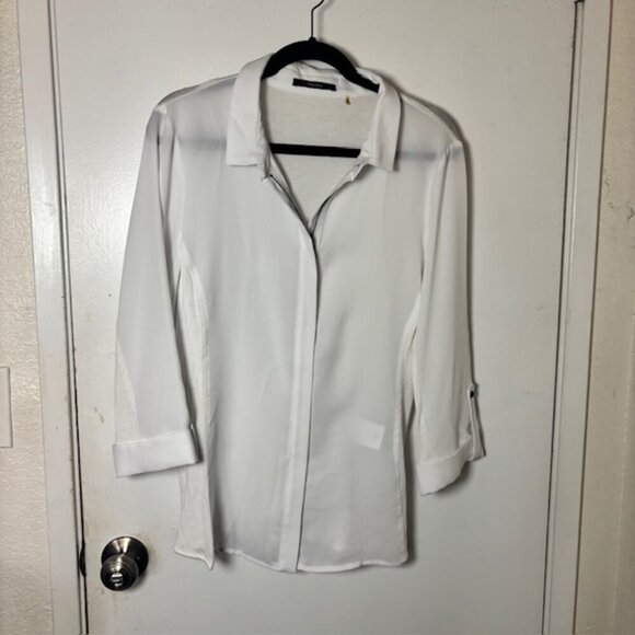 Tahari 3/4 Sleeve Blouse - Size Large - Picture 1 of 6